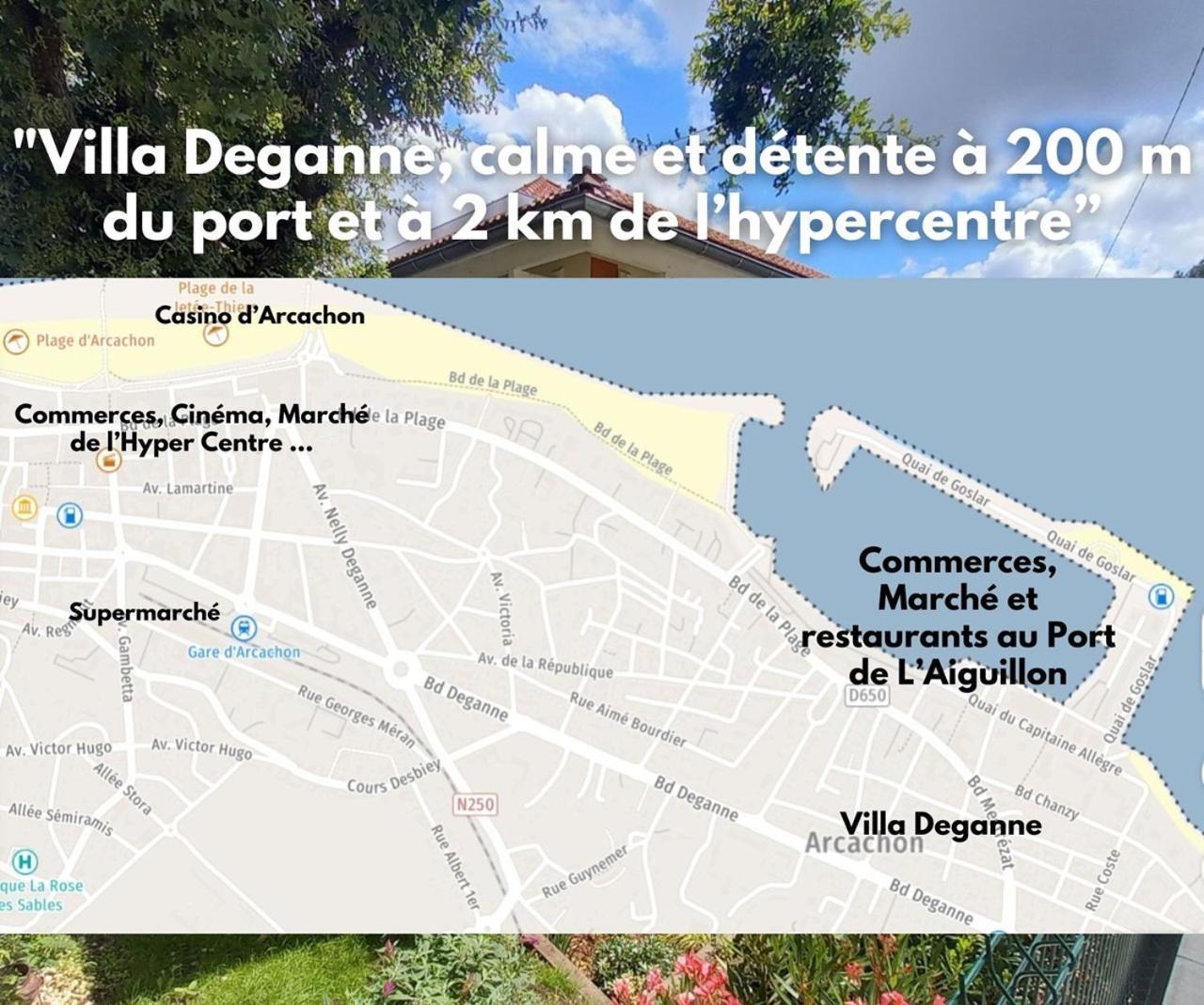 Charmant T2 Avec Exterieur Villa Deganne Arcachon Ngoại thất bức ảnh