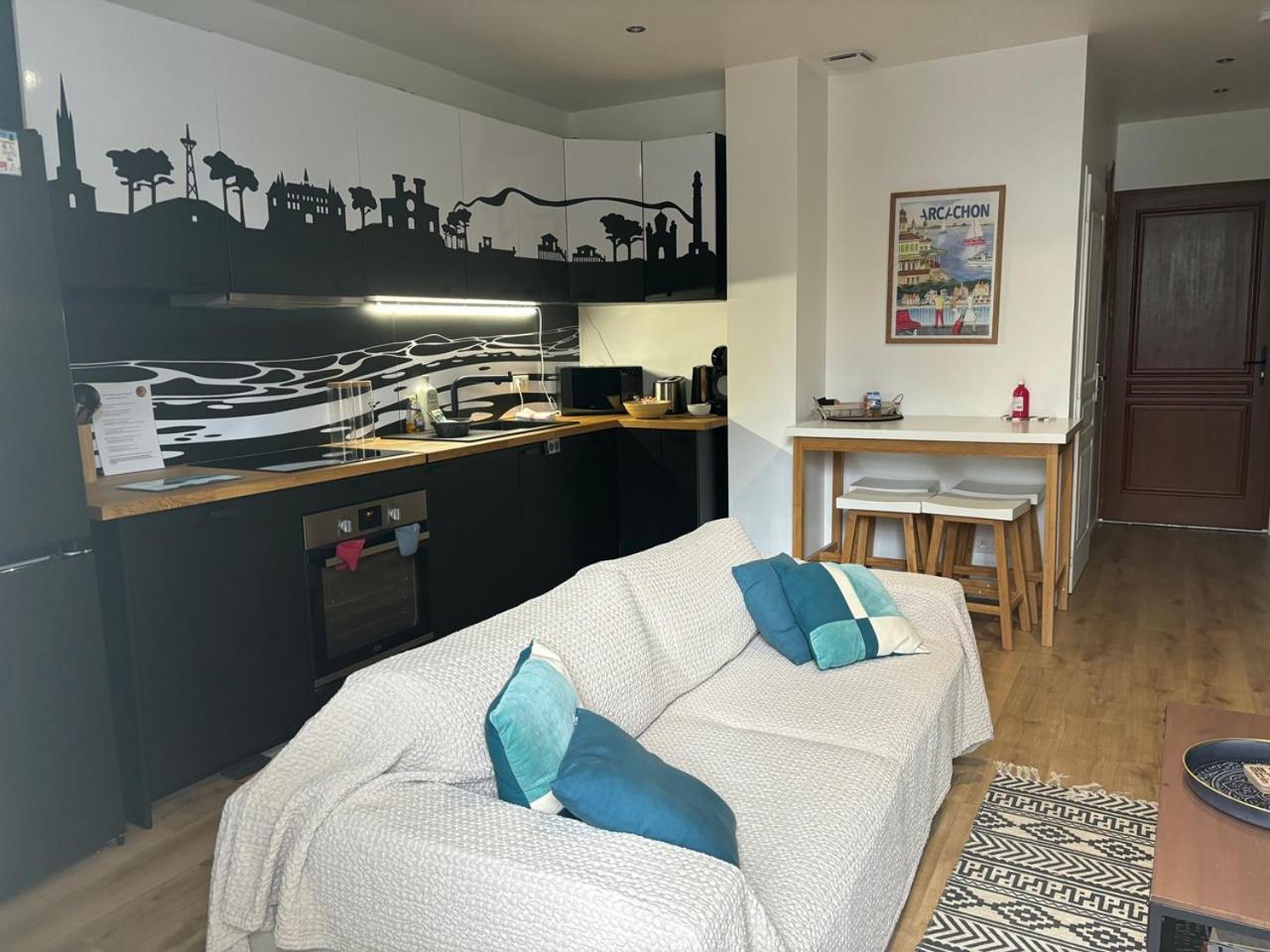 Charmant T2 Avec Exterieur Villa Deganne Arcachon Ngoại thất bức ảnh